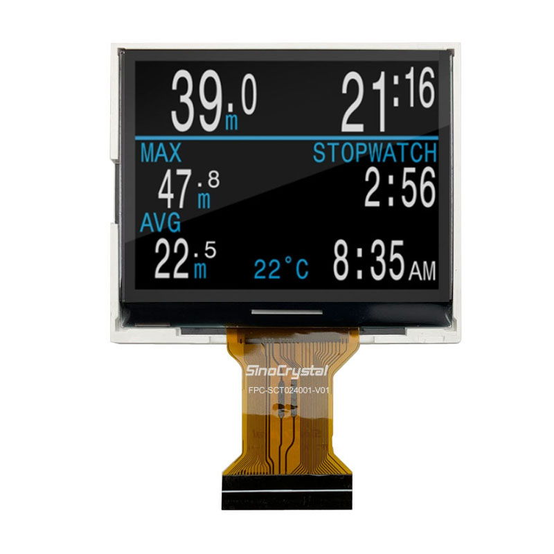 2.4 ” TFT LCD，480 * 234，8位RGB接口，OTA5182A IC